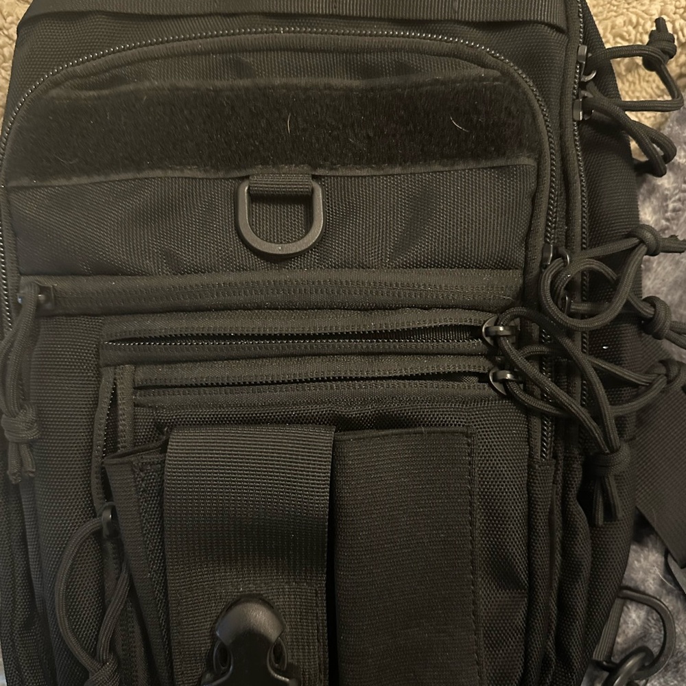 Small Tactical Black Men's Bag